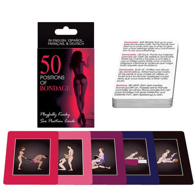50 Positions Of Bondage Card Game - Sex Games -