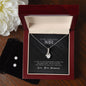 Alluring Beauty Necklace + Zirconia Earrings Set - Jewelry - 14K White Gold Finish