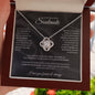 Bundle: Forever Love Necklace + Flower Bouquet - Jewelry - 18K Yellow Gold Finish