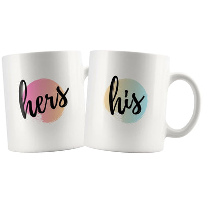 His And Hers Matching Couple Mugs - Drinkware - Her Mug, His Mug