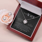 Love Knot Earring & Necklace Set - Jewelry - Luxury Box w/LED