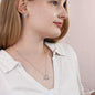 Love Knot Earring & Necklace Set - Jewelry - Two Tone Box