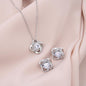 Love Knot Earring & Necklace Set - Jewelry - Two Tone Box