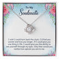 Love Knot Necklace with 14k White Gold Plating - Jewelry - 14K White Gold Finish