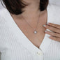Love Knot Necklace with 14k White Gold Plating - Jewelry - 18K Yellow Gold Finish