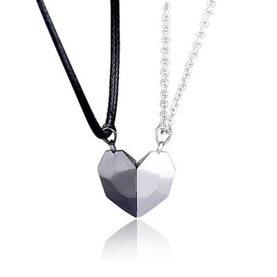 Magnetic Heart Necklace for Couples - Necklaces -
