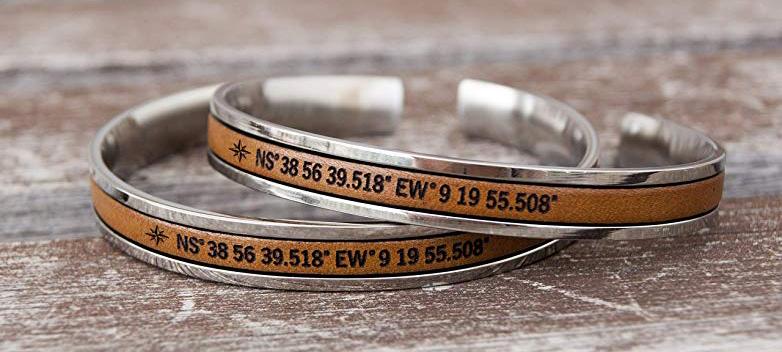 Personalized Coordinates Jewelry - CoupleGifts.com