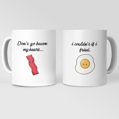 Bacon And Egg Matching Couple Mugs - Drinkware -
