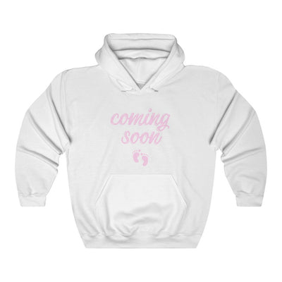 Coming Soon Girl Hoodie - Hoodie - White