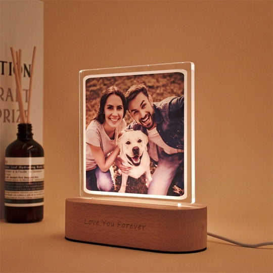 Custom Photo Night Light - Unqiue Romantic Gifts -