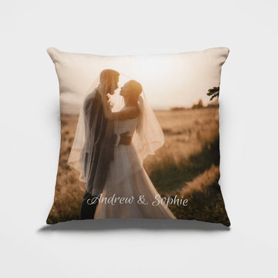 Custom Photo Pillow Case with Personalized Text - Pillow - Pillow Case