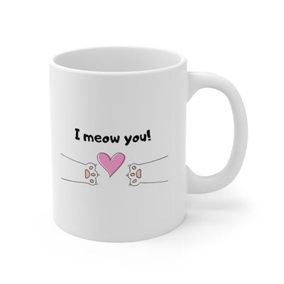 Cute I Meow You Mug - Mug - 11oz
