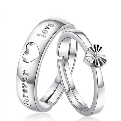 Forever Love - Matching Heart Couple Rings - Rings - Suit