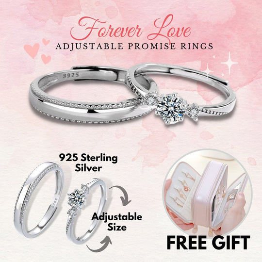 Forever Love Rings with Jewelry Box Bundle - Bundle -