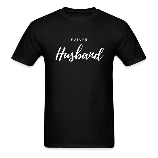 Future Husband Black T-Shirt - Unisex Classic T-Shirt | Fruit of the Loom 3930 - S