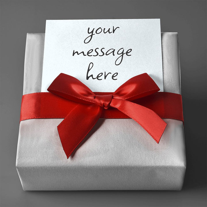 Gift Wrap with Personalized Message - Jewelry -