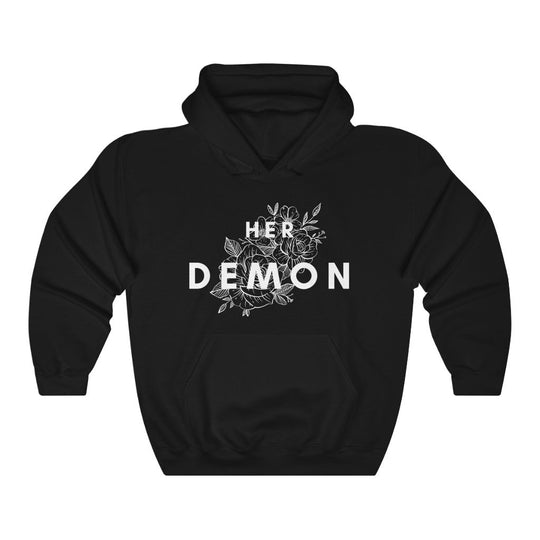 Her Demon Hoodie - Hoodie - Black