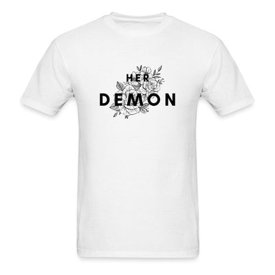 Her Demon White T-Shirt - Unisex Classic T-Shirt | Fruit of the Loom 3930 - S