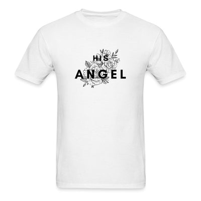 His Angel White T-Shirt - Unisex Classic T-Shirt | Fruit of the Loom 3930 - S