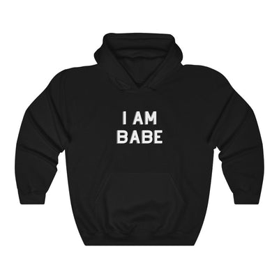 I Am Babe Hoodie - Hoodie - Black