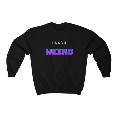 I Love Weird Sweatshirt - Sweatshirt - L