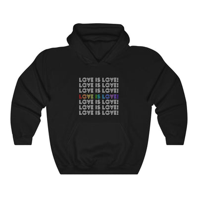 Love Is Love Pride Hoodie - Hoodie - Black