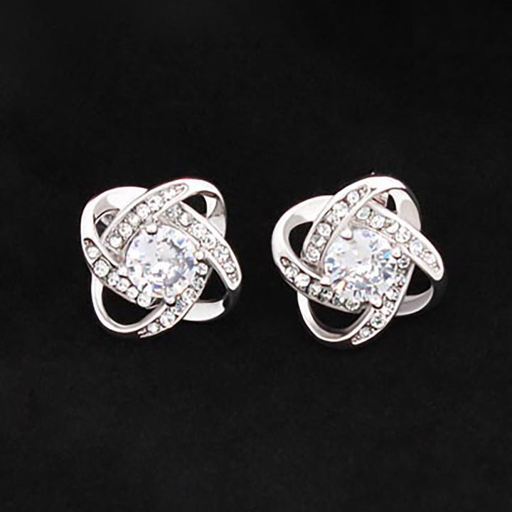Love Knot Stud Earrings - Jewelry -