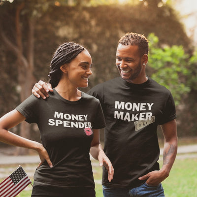 Money Maker And Money Spender Couple T-Shirts - Shirts - S