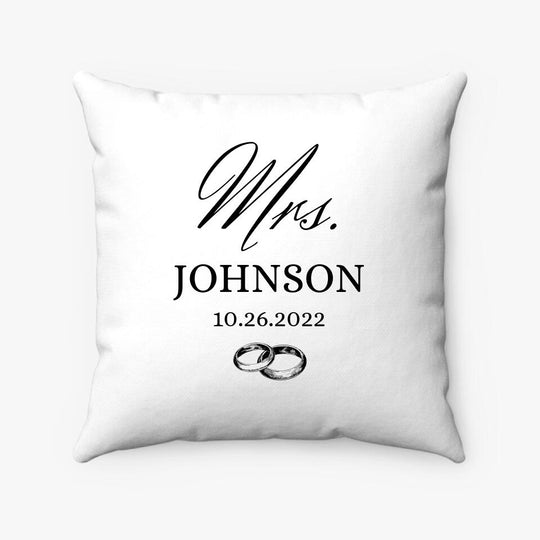 Mr. & Mrs. Personalized Pillows for Married Couples - Customizer - Pillow Case