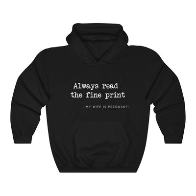 My Wife Is Pregnant Hoodie - Hoodie - Black