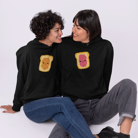Peanut Butter / Jam Matching Couple Hoodies - Hoodies - S