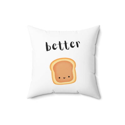 Peanut Butter Pillow Case - Home Decor - 16" × 16"