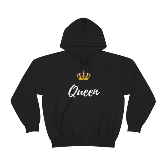 Queen Crown Hoodie - Hoodie - Black