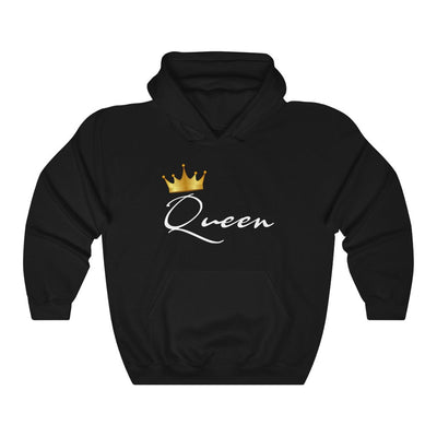 Queen Crown Hoodie - Hoodie - Black