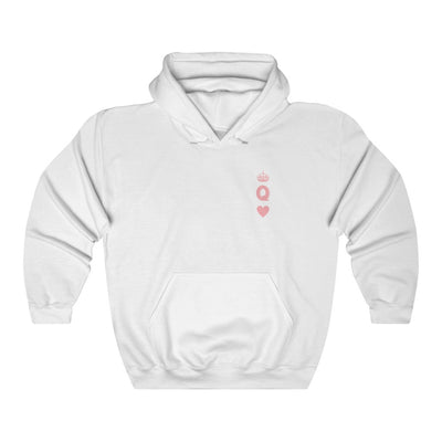 Queen Heart Hoodie - Hoodie - White