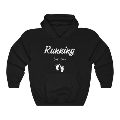 Running For Two Hoodie - Hoodie - Black