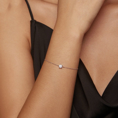 S925 Luxury Moissanite Diamond - Silver Bracelet - Bracelets2 - Moissanite diamond with certif