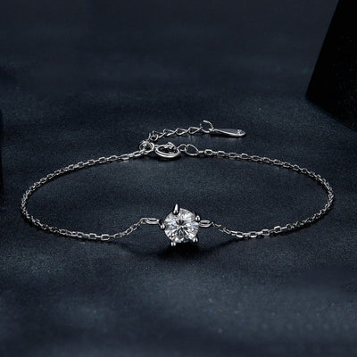 S925 Luxury Moissanite Diamond - Silver Bracelet - Bracelets2 - Moissanite diamond with certif