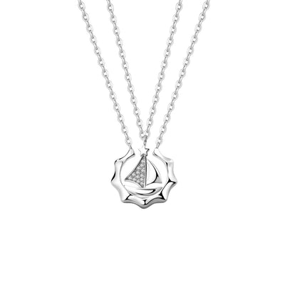 Safe Haven - Matching Necklaces - 925 Sterling Silver - Necklaces - For Women