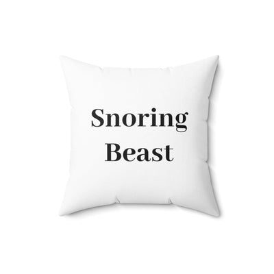 Snoring Beast Pillow Case - Home Decor - 16" × 16"