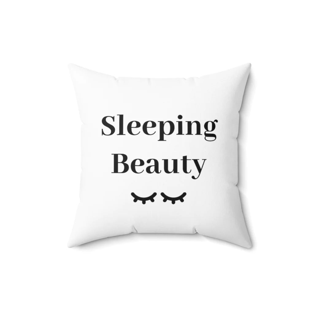 Sleeping beauty snoring beast pillow case top
