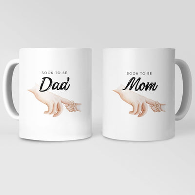 Soon To Be Mom And Dad Couple Mugs - Mug -