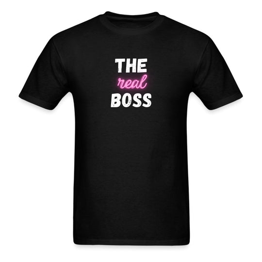 The Real Boss T-Shirt - Unisex Classic T-Shirt | Fruit of the Loom 3930 - S