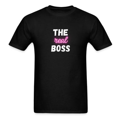 The Real Boss T-Shirt - Unisex Classic T-Shirt | Fruit of the Loom 3930 - S