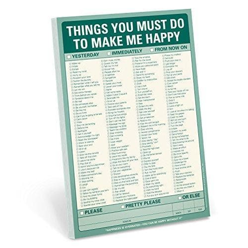Things To Do to Make Me Happy - Pad - Unique Romantic Gifts -